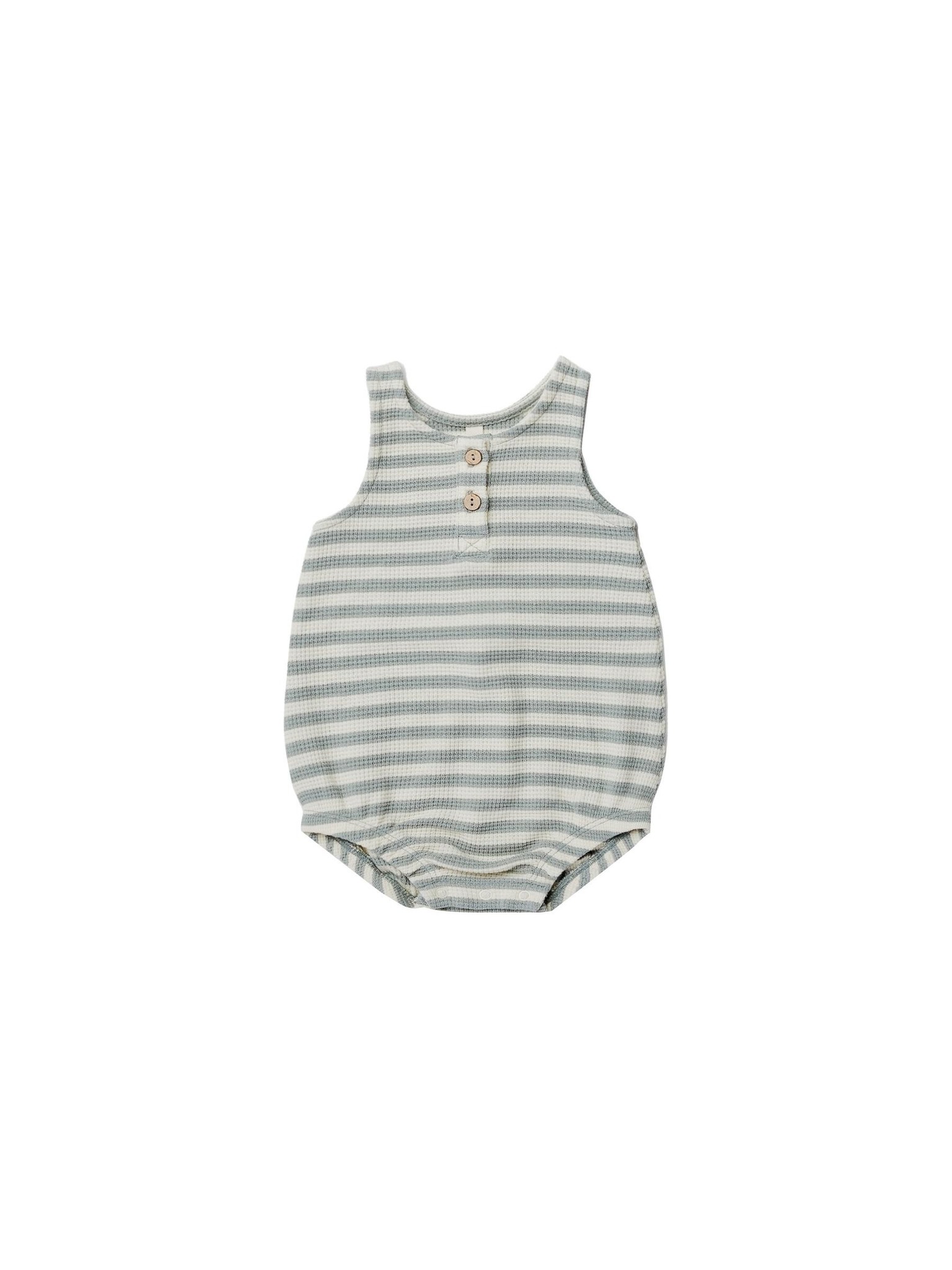 waffle sleeveless bubble | sky stripe