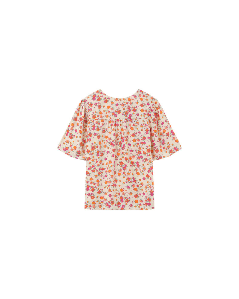 Jules Woven Top Beige