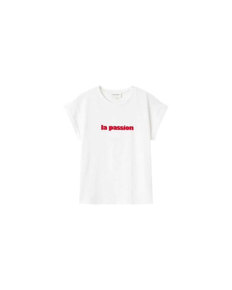 Jeanne T-shirt rouge