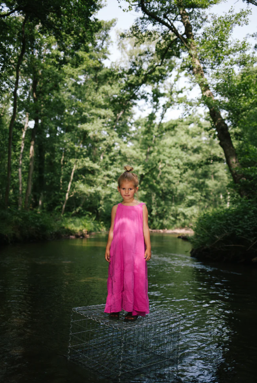 Dolly dress bubblegum pink