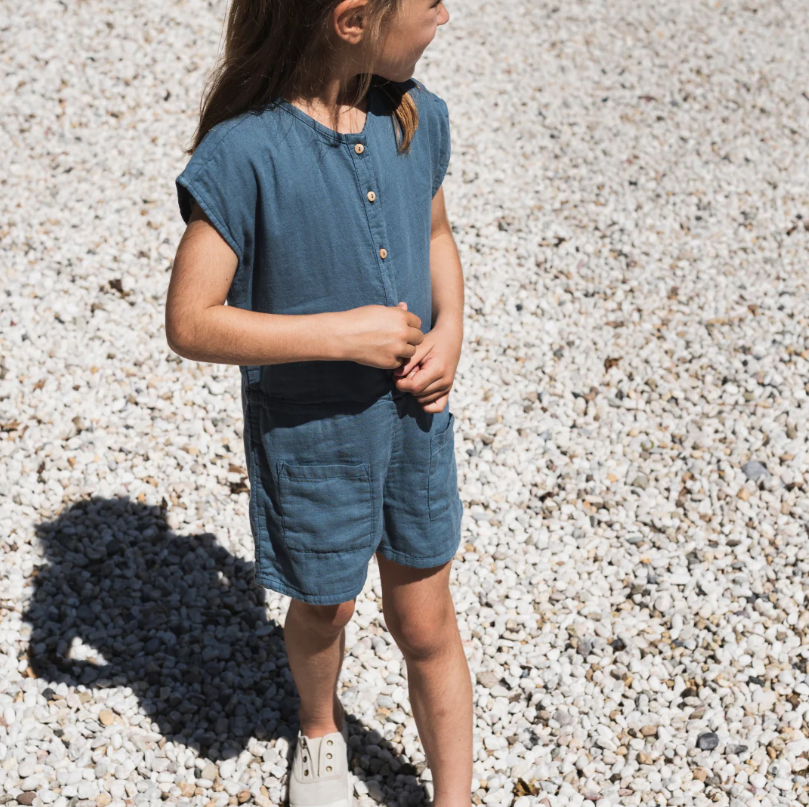 Clover playsuit Ocean Blue