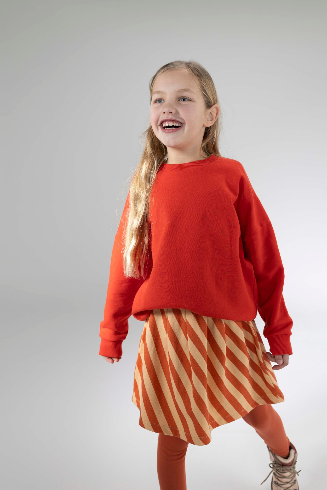 Oversized Sweater Fiery Red