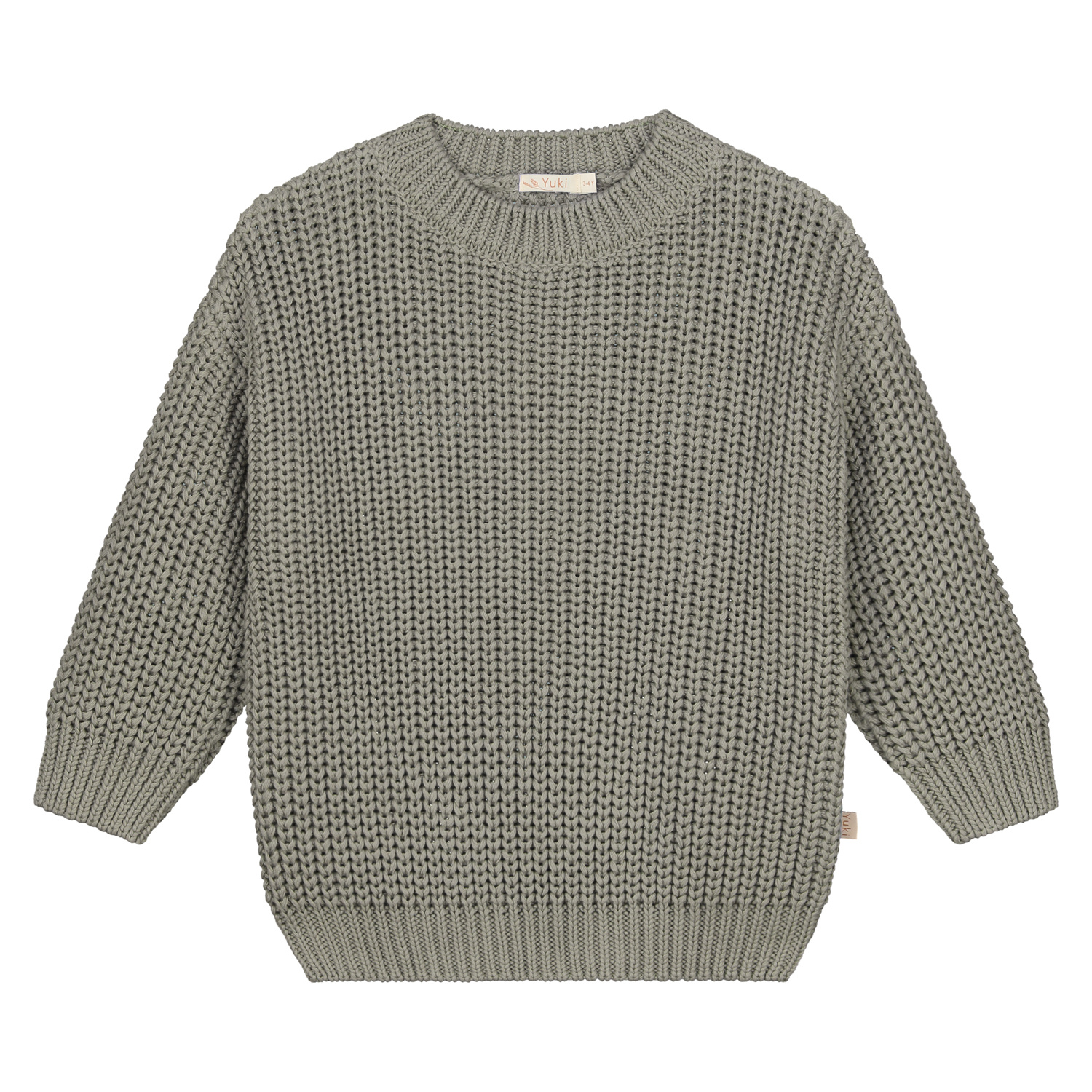 Chunky Knitted Sweater Sage