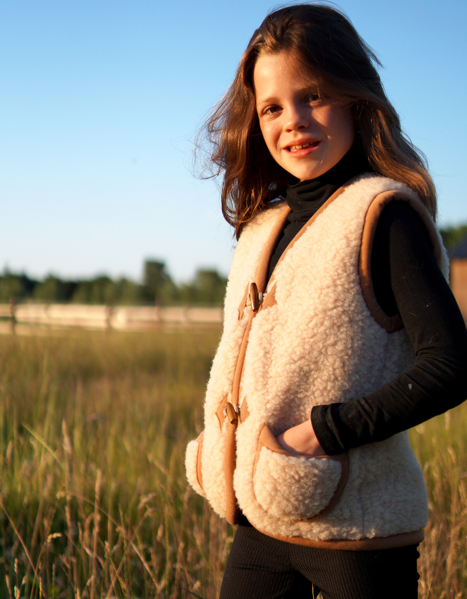 Bodywarmer Lichtbruin/caramel