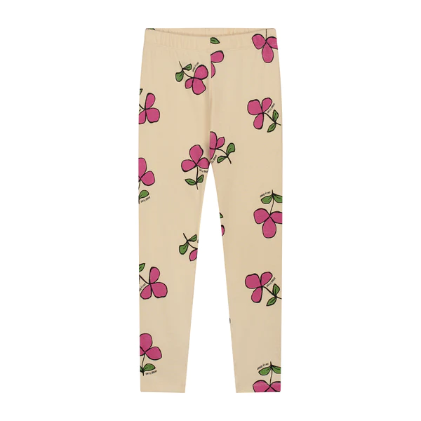 Daily flower pants gray sand