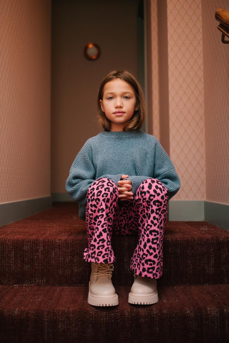 Knotty knitted sweater