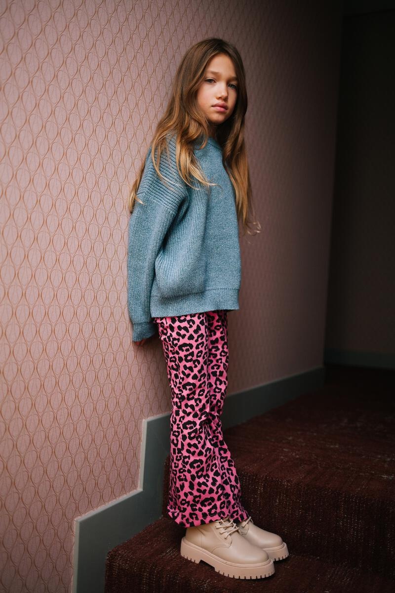 Knotty knitted sweater