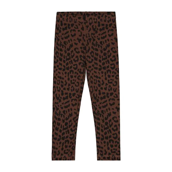 Leopard pants hickory brown AW23