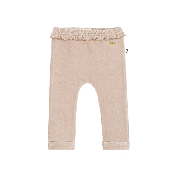 Slim Baby Ruffled Pants French Grey