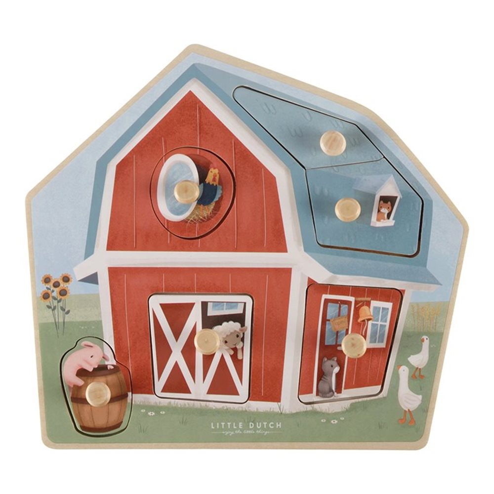 Houten puzzel Little Farm