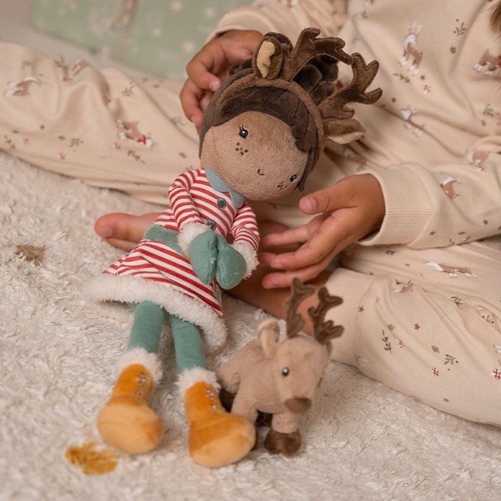 Knuffelpop Kerst Evi 35cm