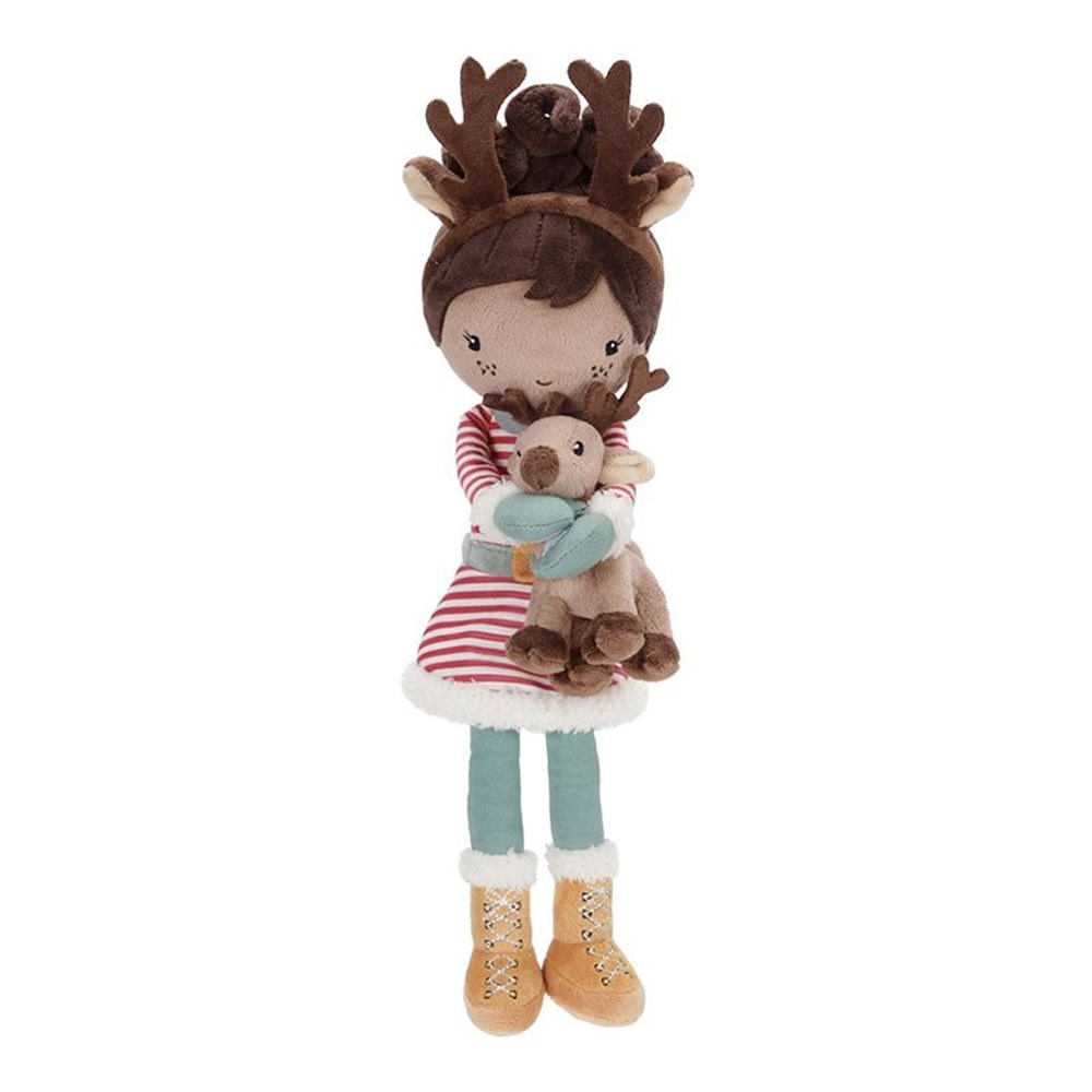 Knuffelpop Kerst Evi 35cm