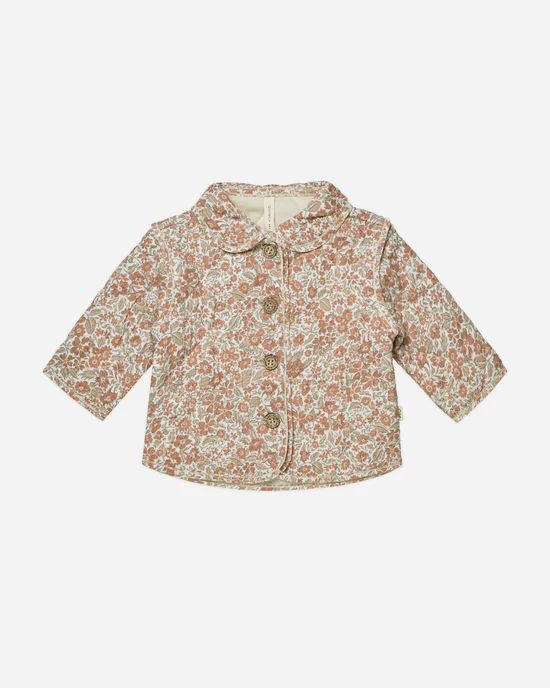 QUILTED JACKET || ROSE GARDEN