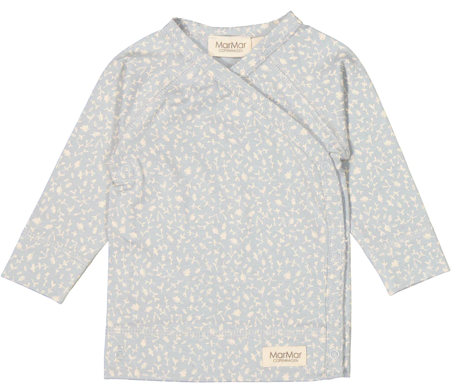 Modal Smooth Print Tuti Wrap LS Meadow Leaves