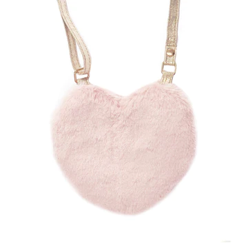 Fluffy Love Heart Bag