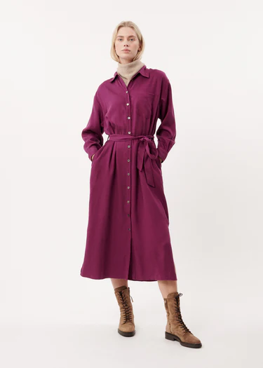 Robe Adenisse Aubergine