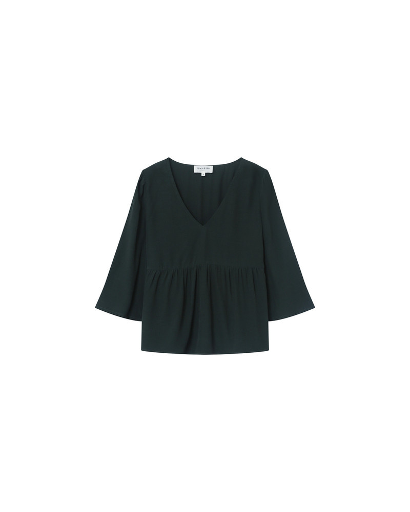 Leroy Woven Top Vert