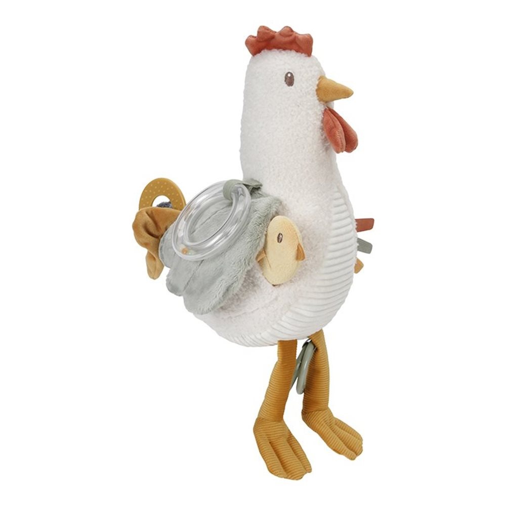Activiteitenknuffel kip 25cm little farm