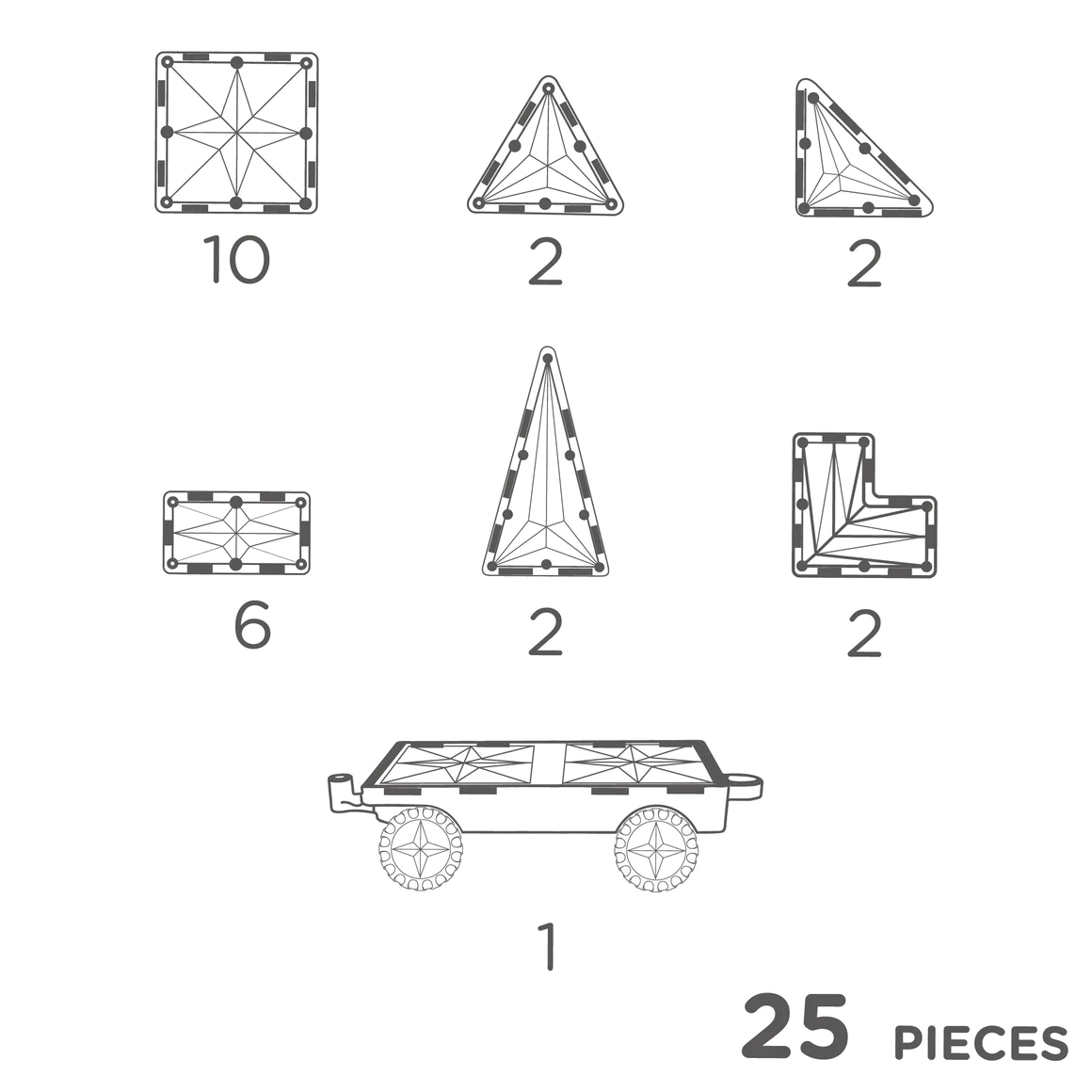 Wheels Pack Intense 25 Stuks