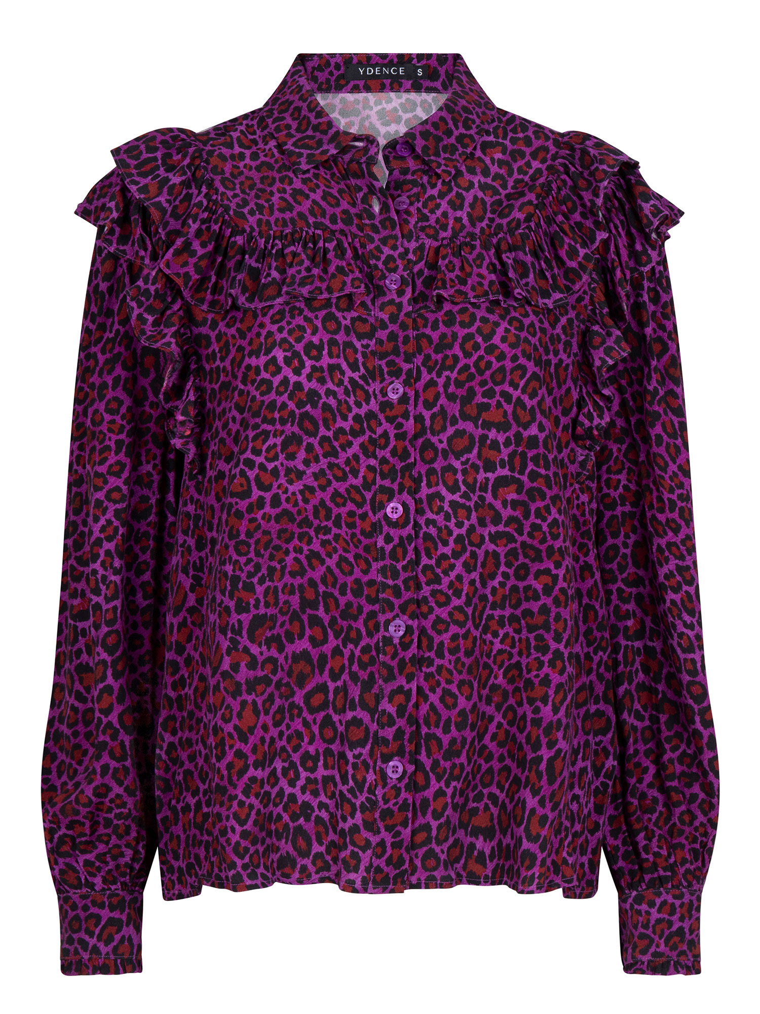 Blouse Delilah Purple leopard