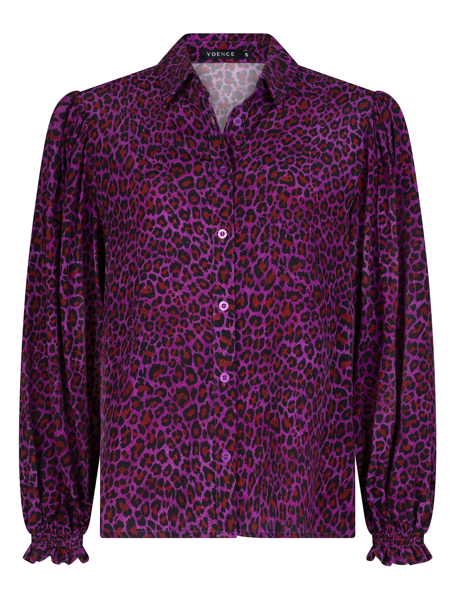 Blouse Alyssa Purple leopard