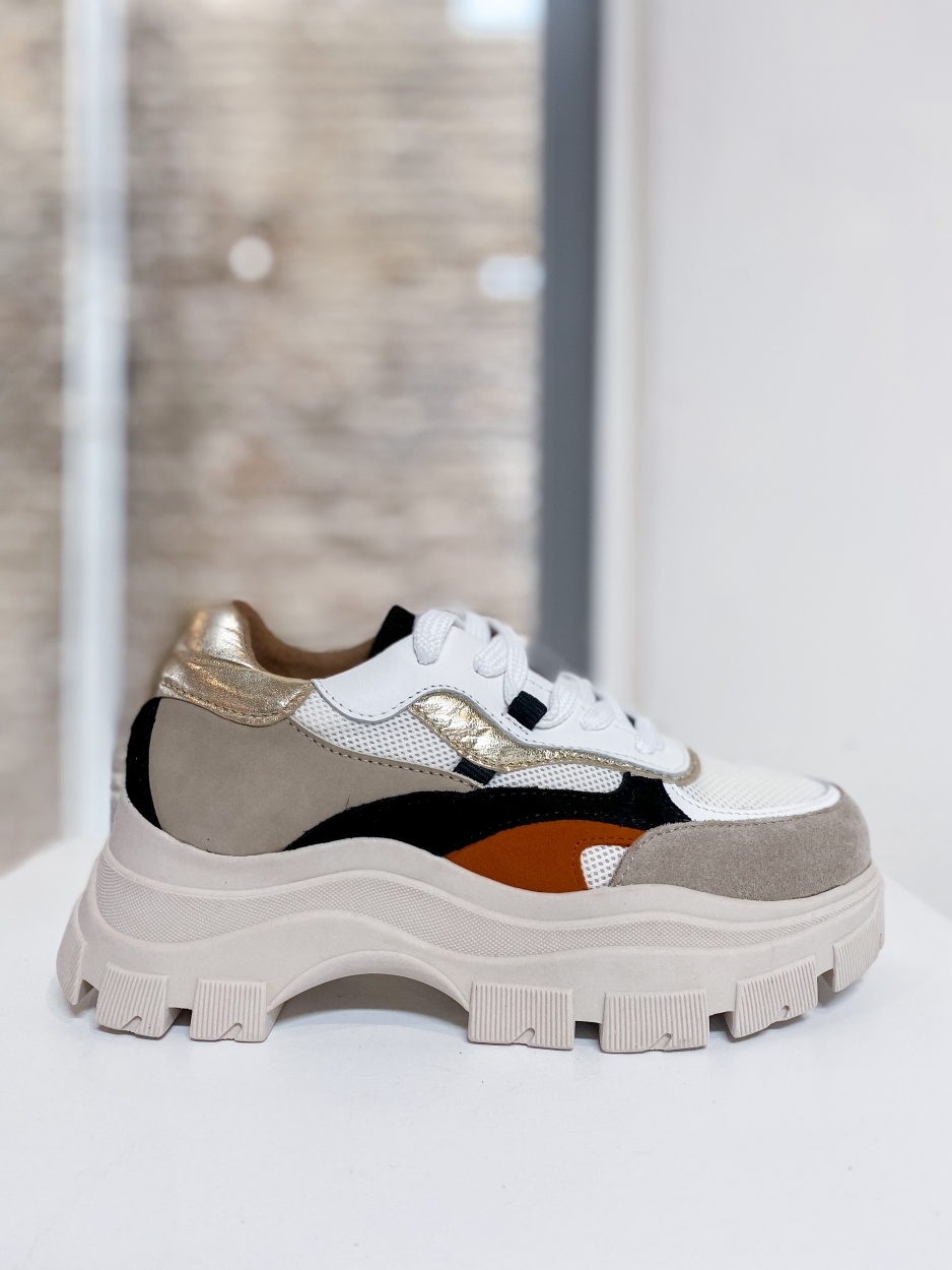 Wick Leer combi White/Black/Sand