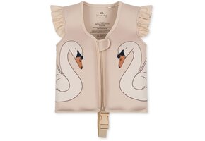 NEOPRENE FLOAT FRILL VEST SWAN
