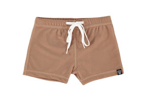 Chocolate Ribbed Swimshort Chocolate Malt