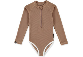 Chocolate Ribbed Suit Chocolate Malt