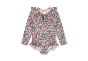 MANUCA LS SWIMSUIT ROSIE BLUE