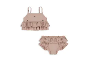 MANUCA FRILL BIKINI GRS CHERRY BLUSH
