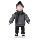 MARTI anthracite leggings