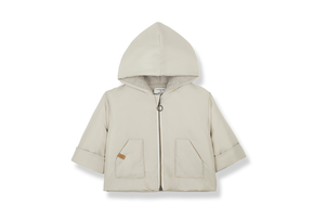 BLAS oatmeal padded jacket