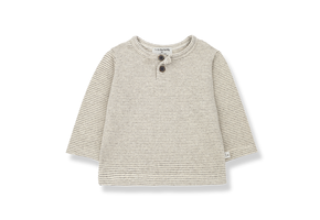 TOBIAS oatmeal henley t-shirt