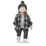 SANDAL oatmeal henley t-shirt