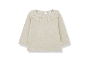 ANNA oatmeal collar blouse
