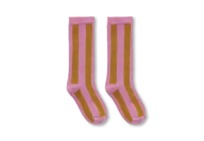 Socks stripe purple pink Purple pink
