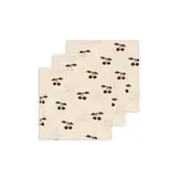 3 PACK MUSLIN CLOTH GOTS MA GRANDE CERISE