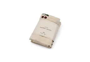 3 PACK MUSLIN CLOTH GOTS MA GRANDE CERISE