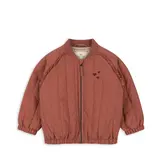 JUNO FRILL BOMBER JACKET CANYON ROSE