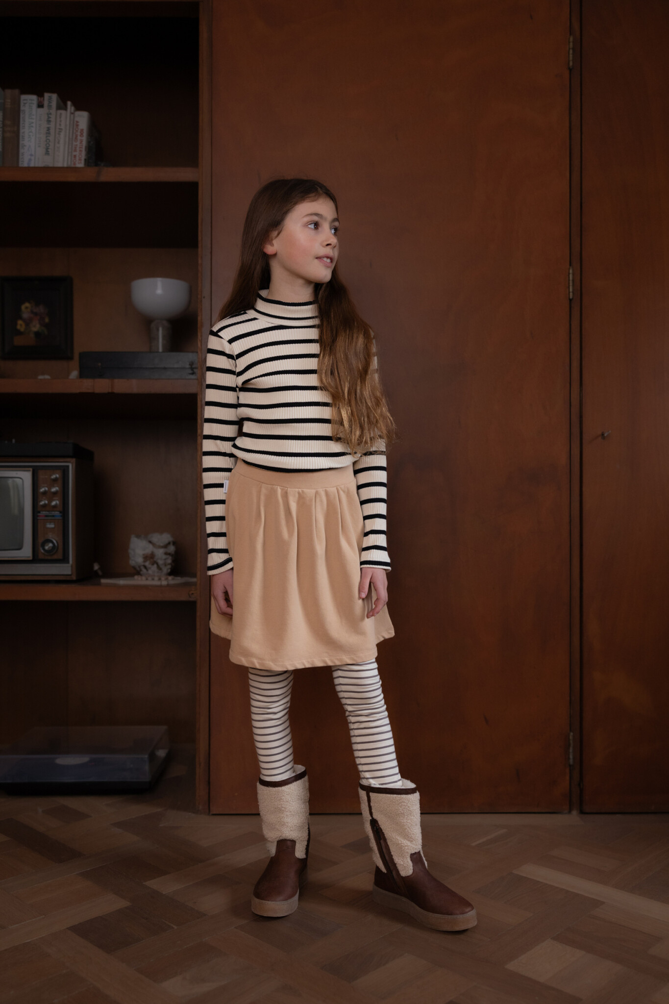 Legging Greige Stripe