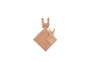 Alya Rabbit Cuddle Cloth Set Pale tuscany