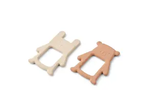 Jonathan Classic Teether 2-Pack Tuscany rose / Apple blossom