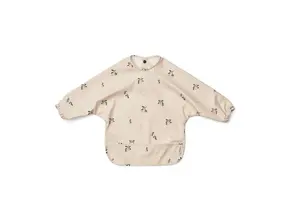 Merle Printed Cape Bib Peach / Sea shell mix