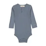 Body LS Modal Broad Rib Stormy Blue
