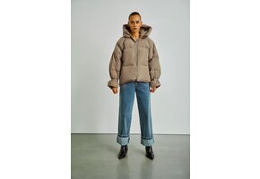 WBLKylie Real Down Jacket Lead Gray