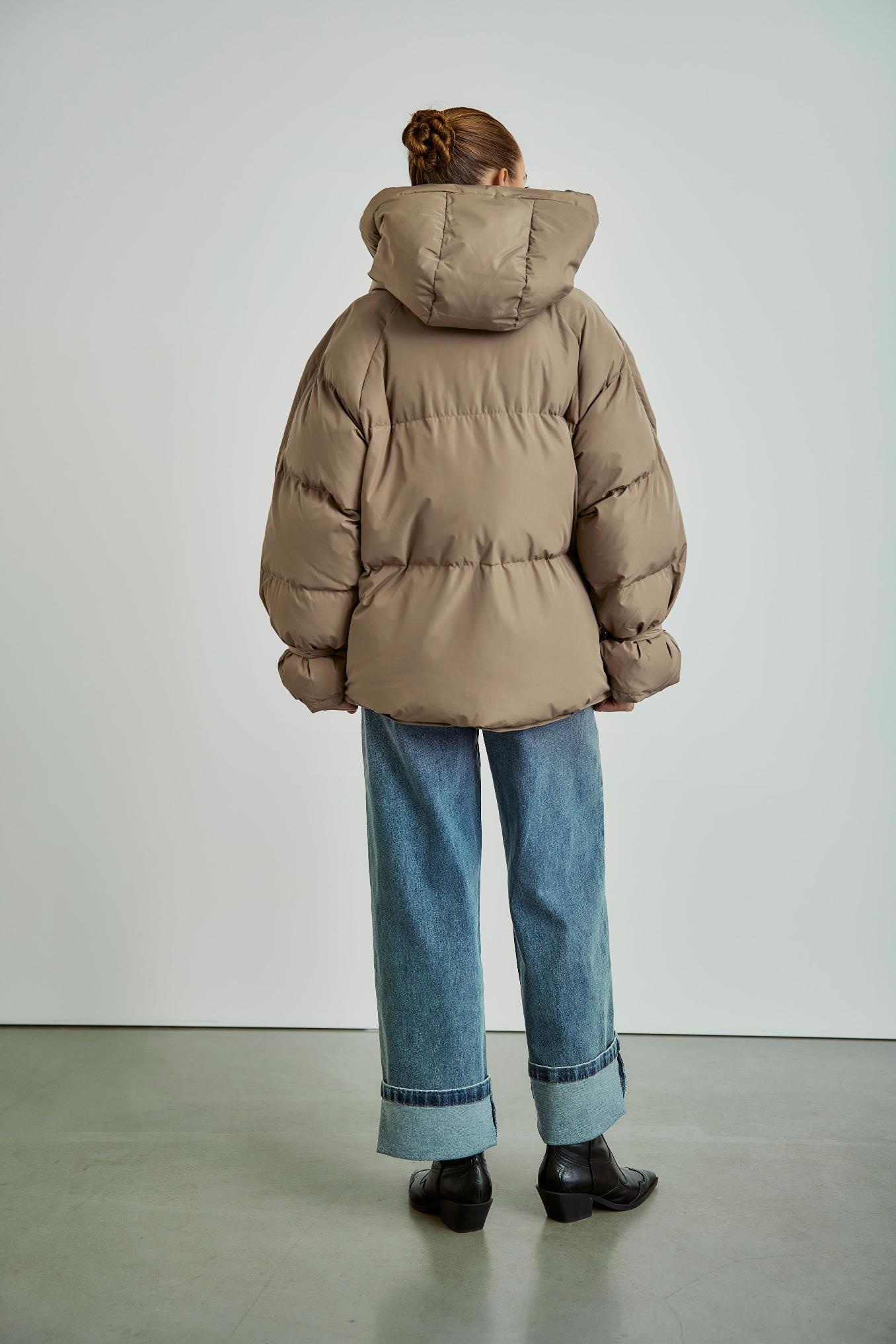 WBLKylie Real Down Jacket Lead Gray