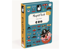 Magneetboek Gekke gezichten jongens