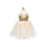 Golden Glam Party Dress