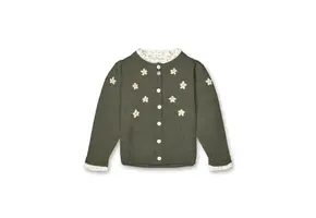 DAISY HAND EMBROIDERED CARDIGAN